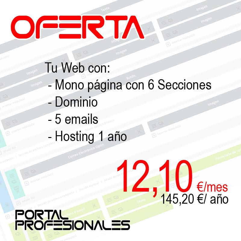 oferta web basica profesionalessp